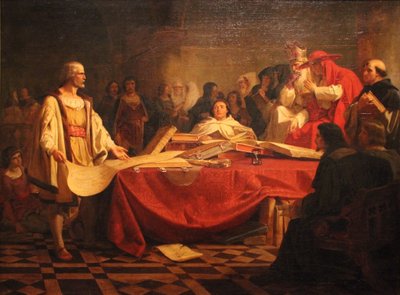 Cristoforo Colombo davanti al Consiglio di Salamanca da Emanuel Gottlieb Leutze